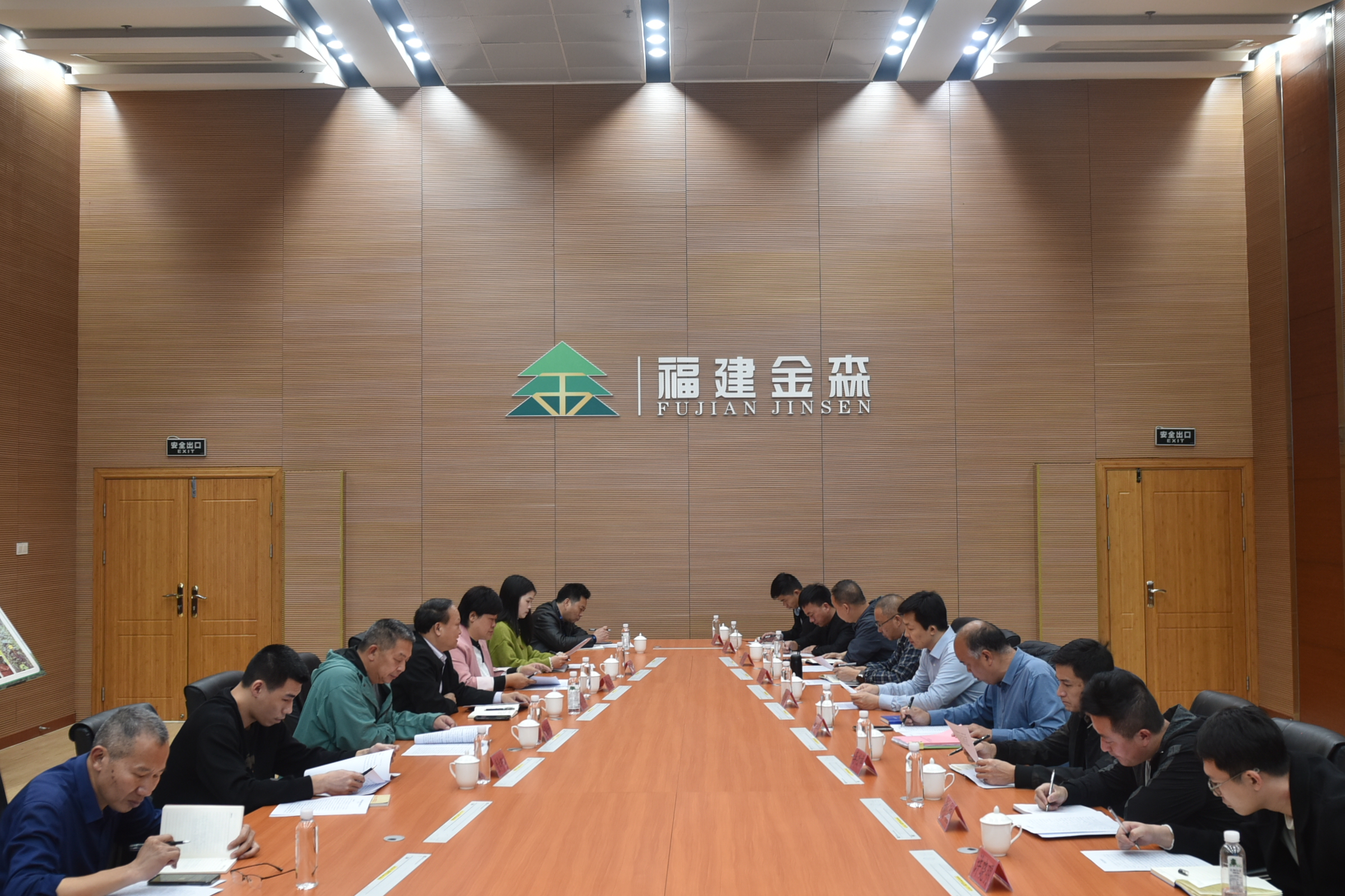 江西省万安县考察团至福建金森考察学习
